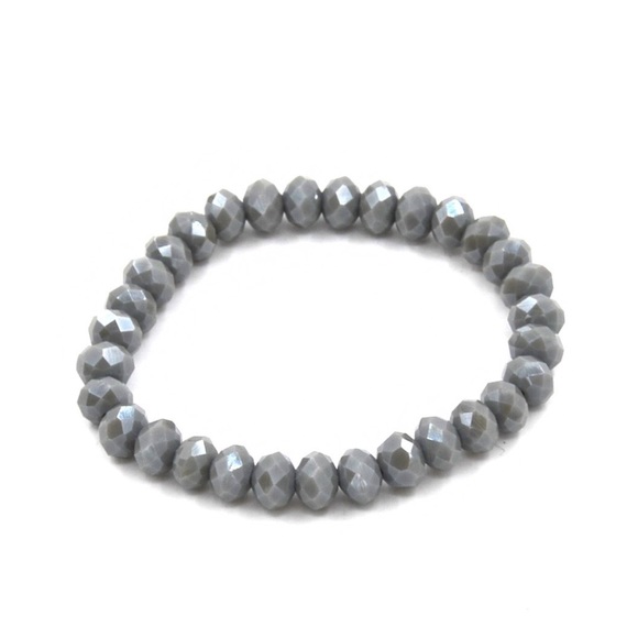 NWT • Gray brown stretch bracelet - Picture 1 of 2
